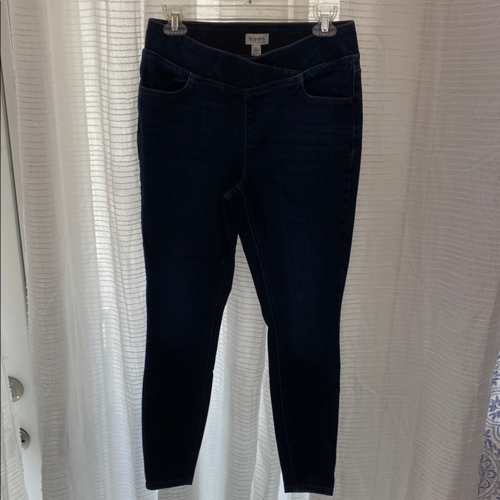 Maurices Blue Jeggings Slim Fit